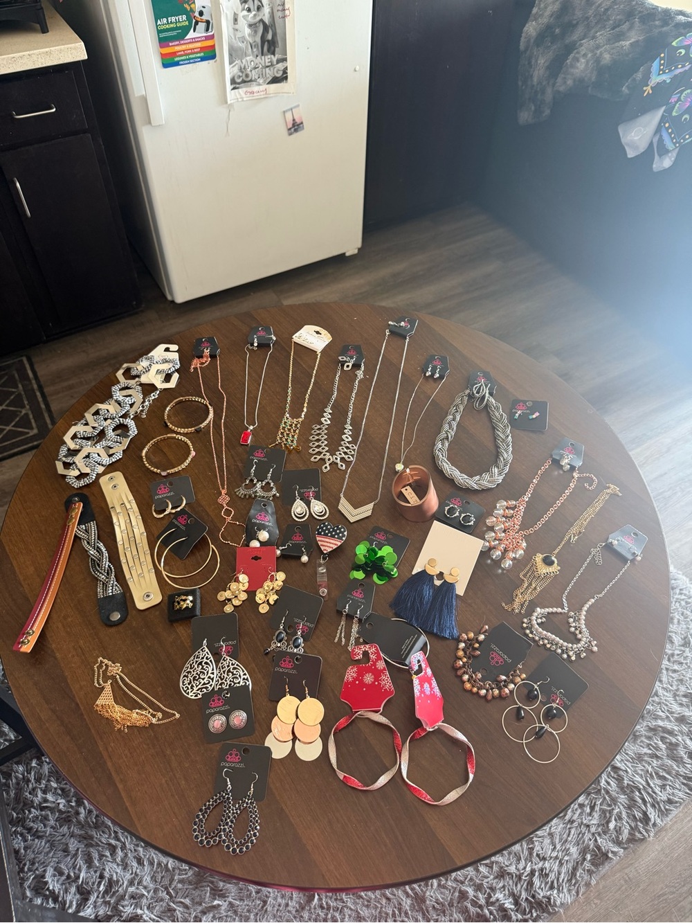 paparazzi Mixed Metal and Black Fashion Jewelry Assortment